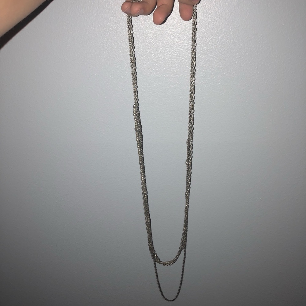 Silver necklace